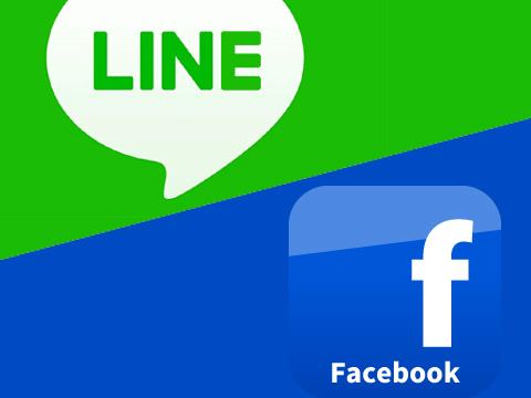 LINE / Facebook